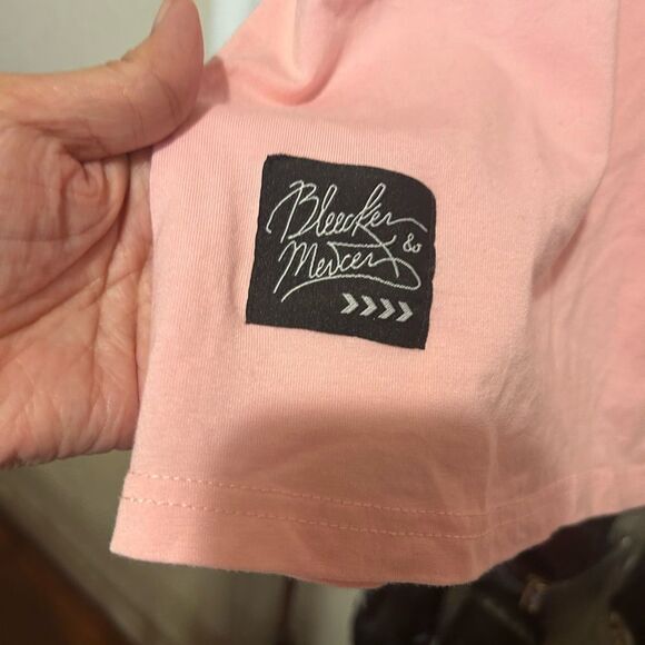 NWOT Bleecker & Mercer Pink Short Sleeve Tees with Graphic Designs - Picture 7 of 12